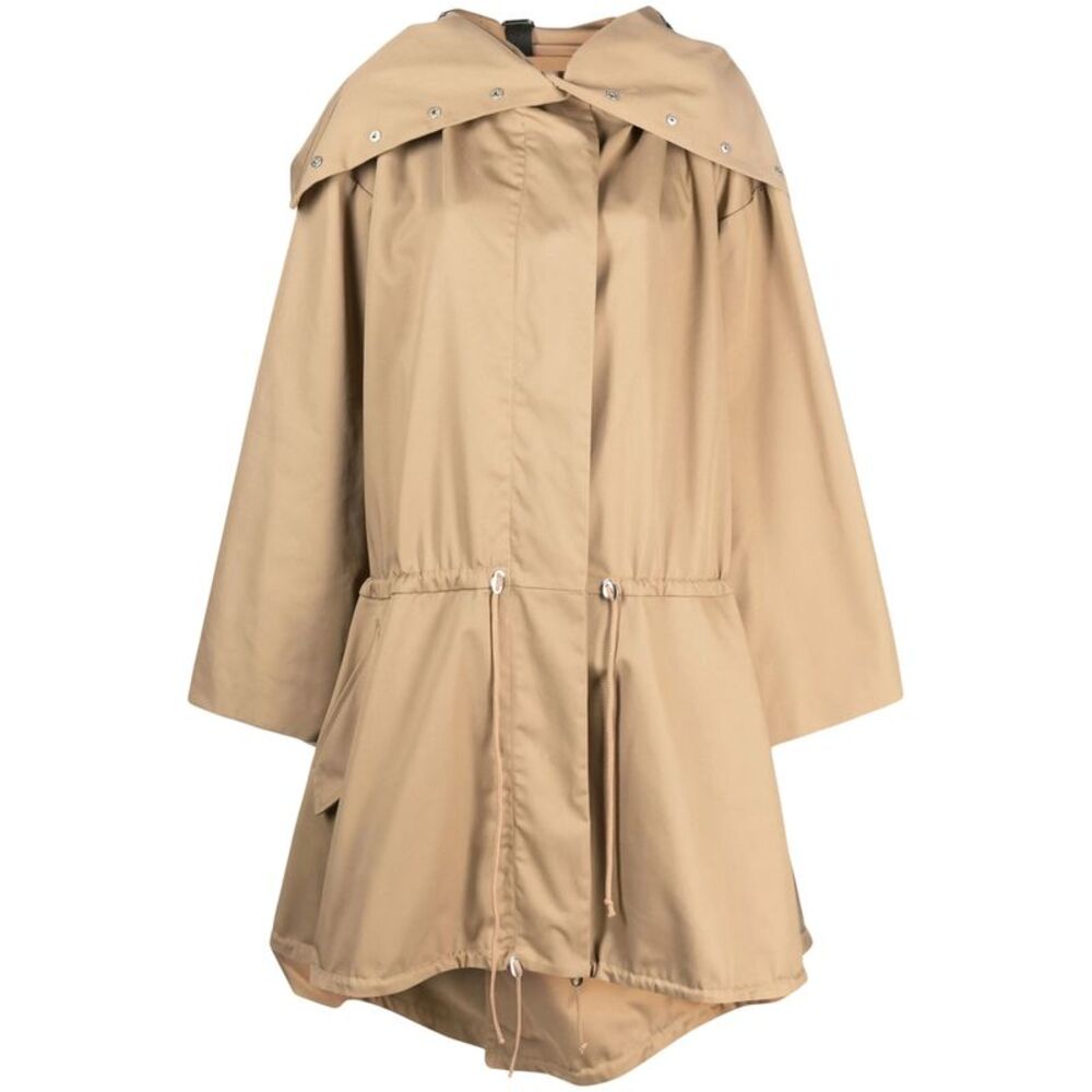 Niccolò Pasqualetti Neutrals Coats - Trench & Raincoats Women
